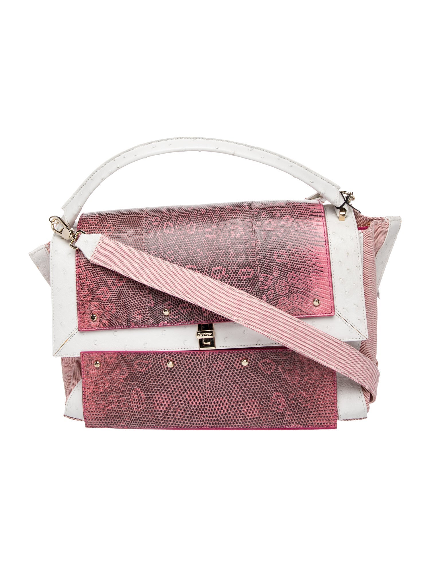 Dee Ocleppo Leather Top Handle Bag