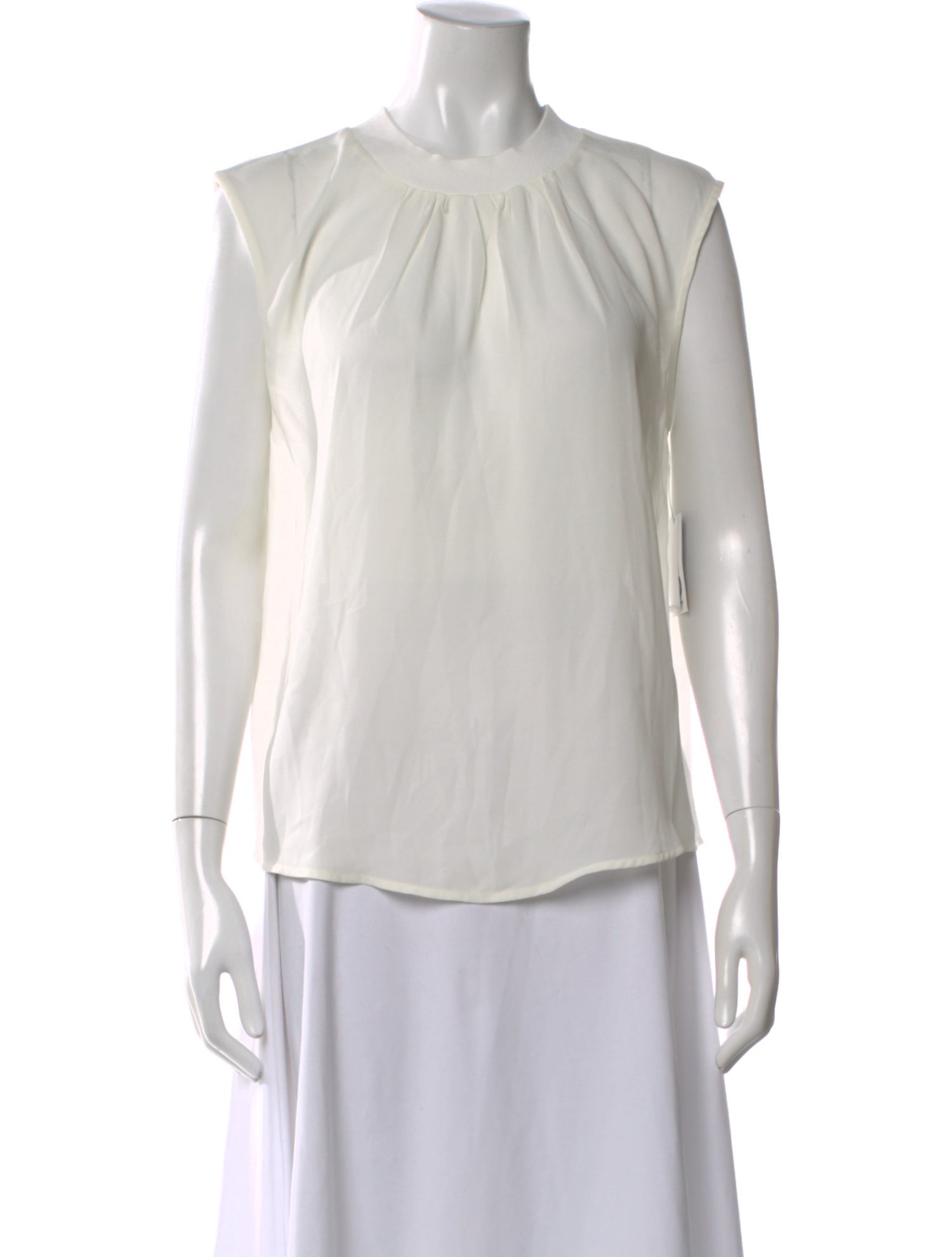 Dee Ocleppo Mock Neck Sleeveless Blouse w/ Tags