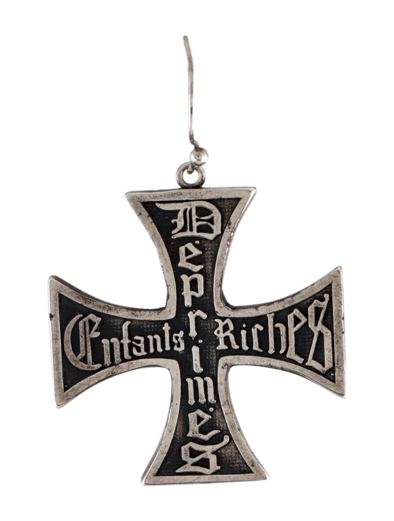 Enfants Riches Déprimés Cross Single Drop Earrings - Drop