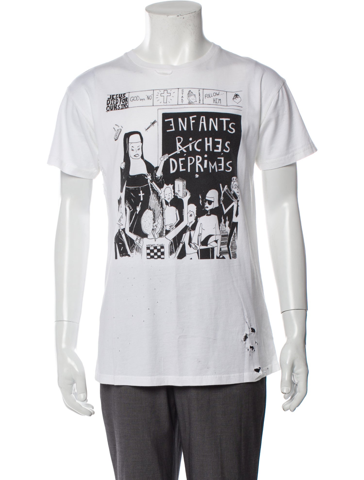 ENFANTS RICHES DÉPRIMÉS グラフィックTシャツ XXL ENFANTS RICHES DÉPRIMÉS グラフィックTシャツ XXL Enfants Riches