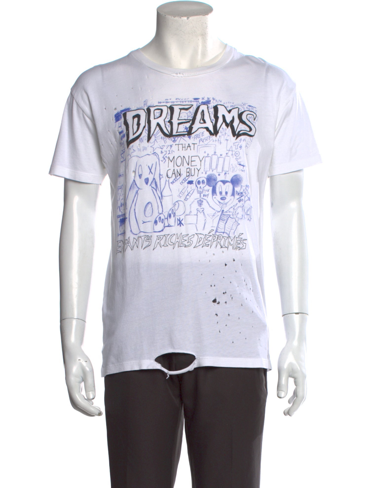 Enfants Riches Déprimés Dreams Graphic Print T-Shirt - White T