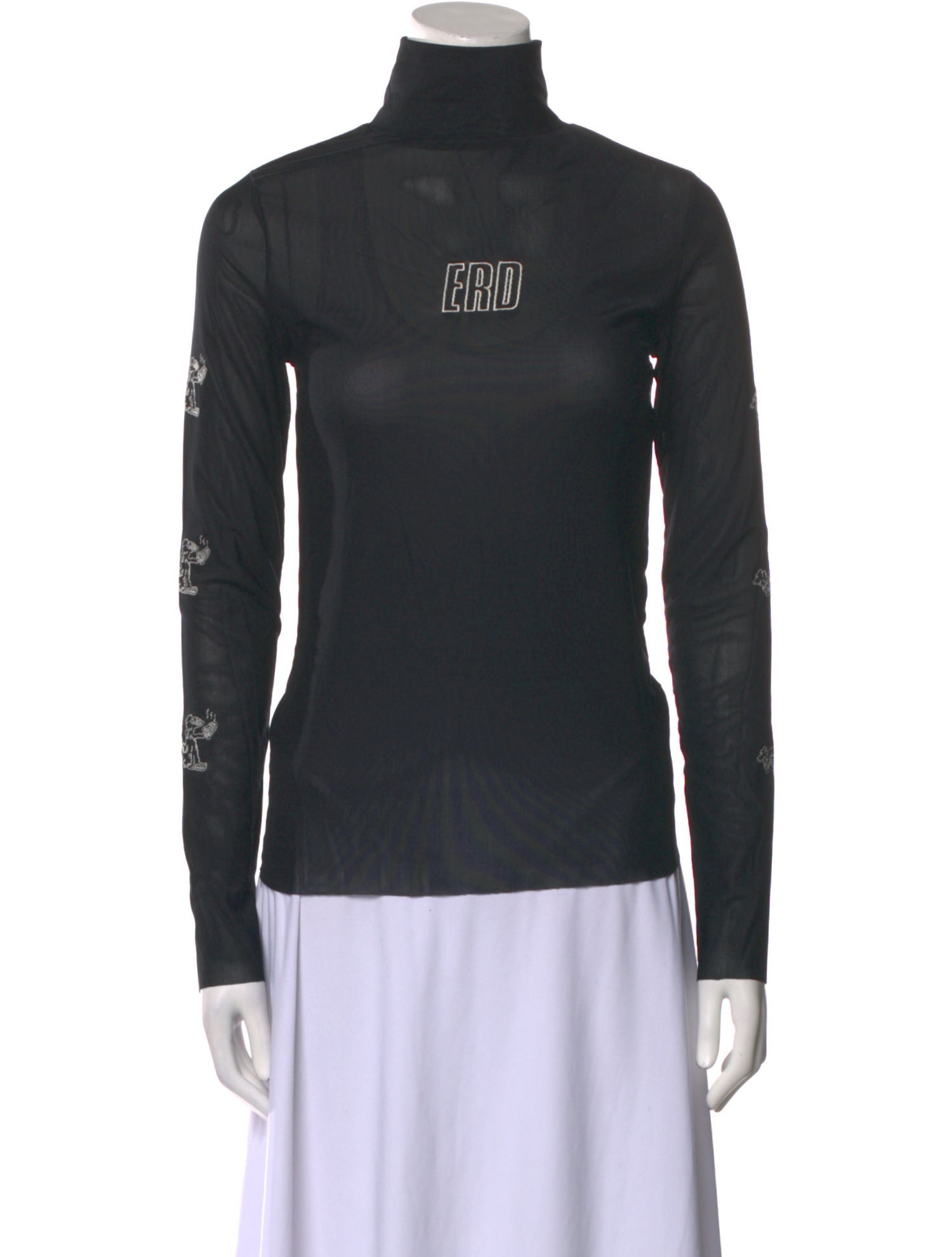 Enfants Riches Déprimés Graphic Print Turtleneck Sweatshirt w/ Tags