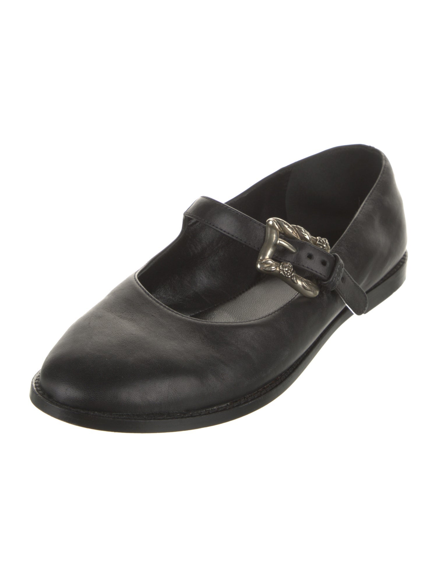 Enfants Riches Déprimés 2025 Calf Leather Mary Jane Flats