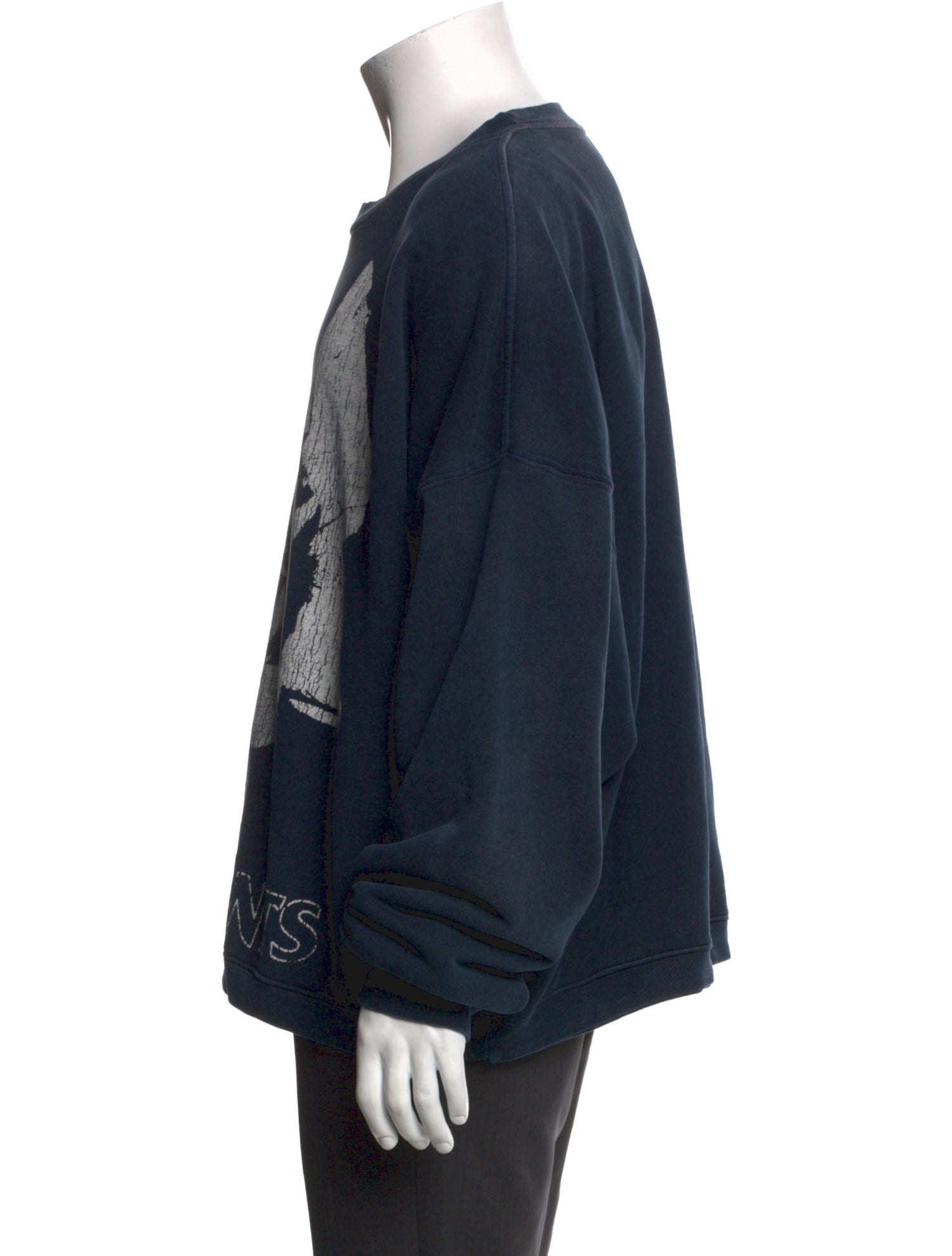 Enfants Riches Déprimés Faded Rose Graphic Print Pullover w/ Tags