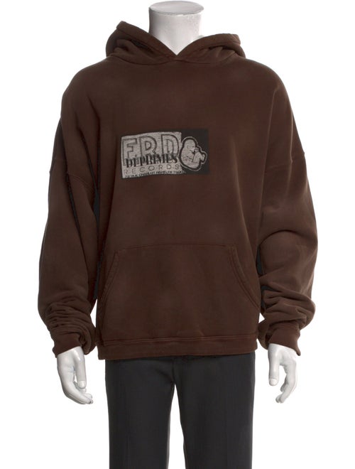 Enfants Riches Déprimés Records Graphic Print Hoodie