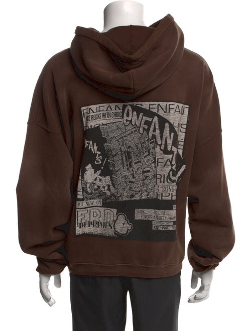 Enfants Riches Déprimés Records Graphic Print Hoodie