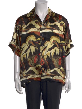 Enfants Riches Déprimés Silk Printed Shirt