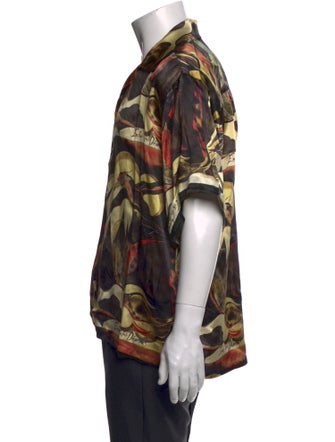 Enfants Riches Déprimés Silk Printed Shirt