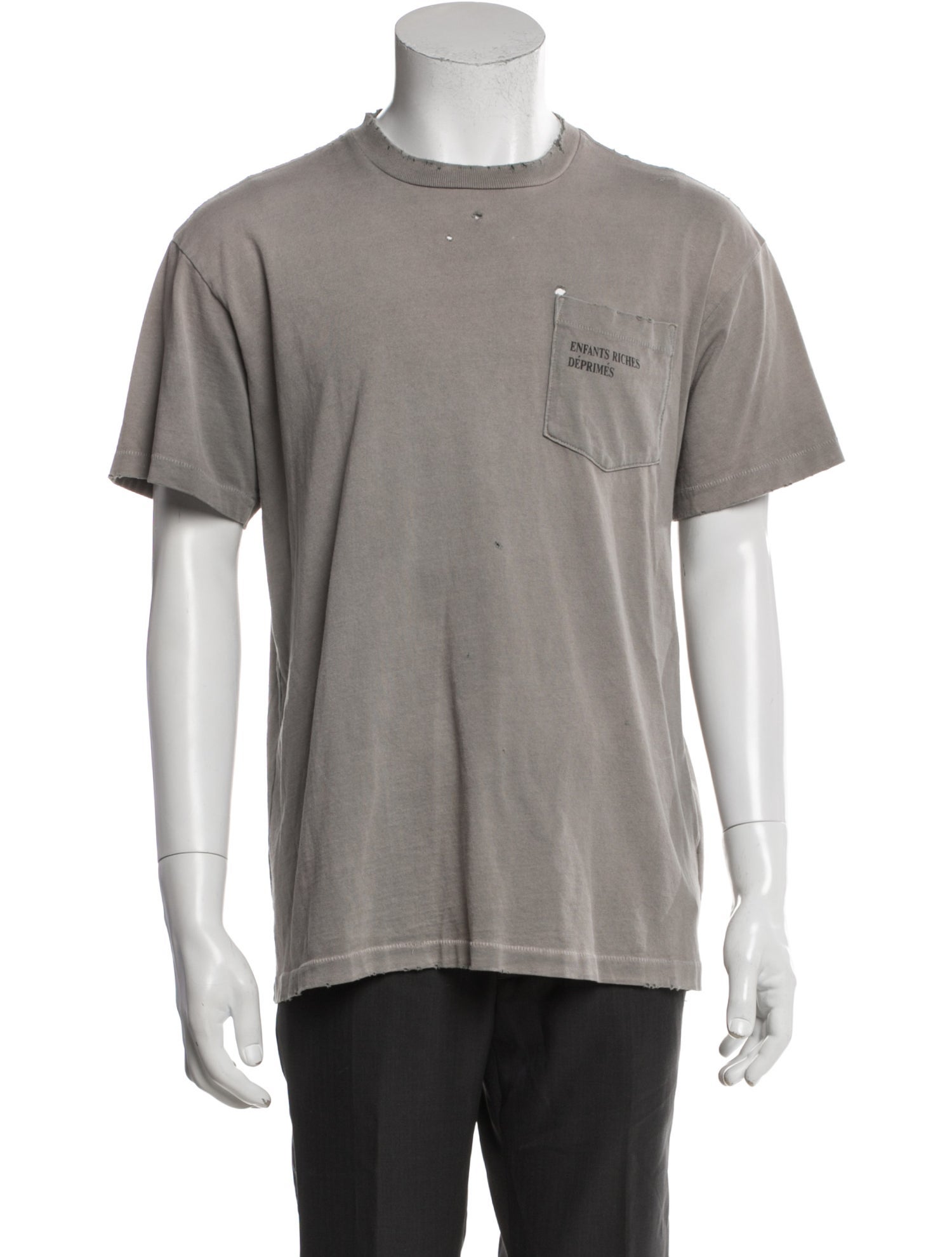 Enfants Riches Déprimés Thrashed Logo Graphic Print T-Shirt w/ Tags