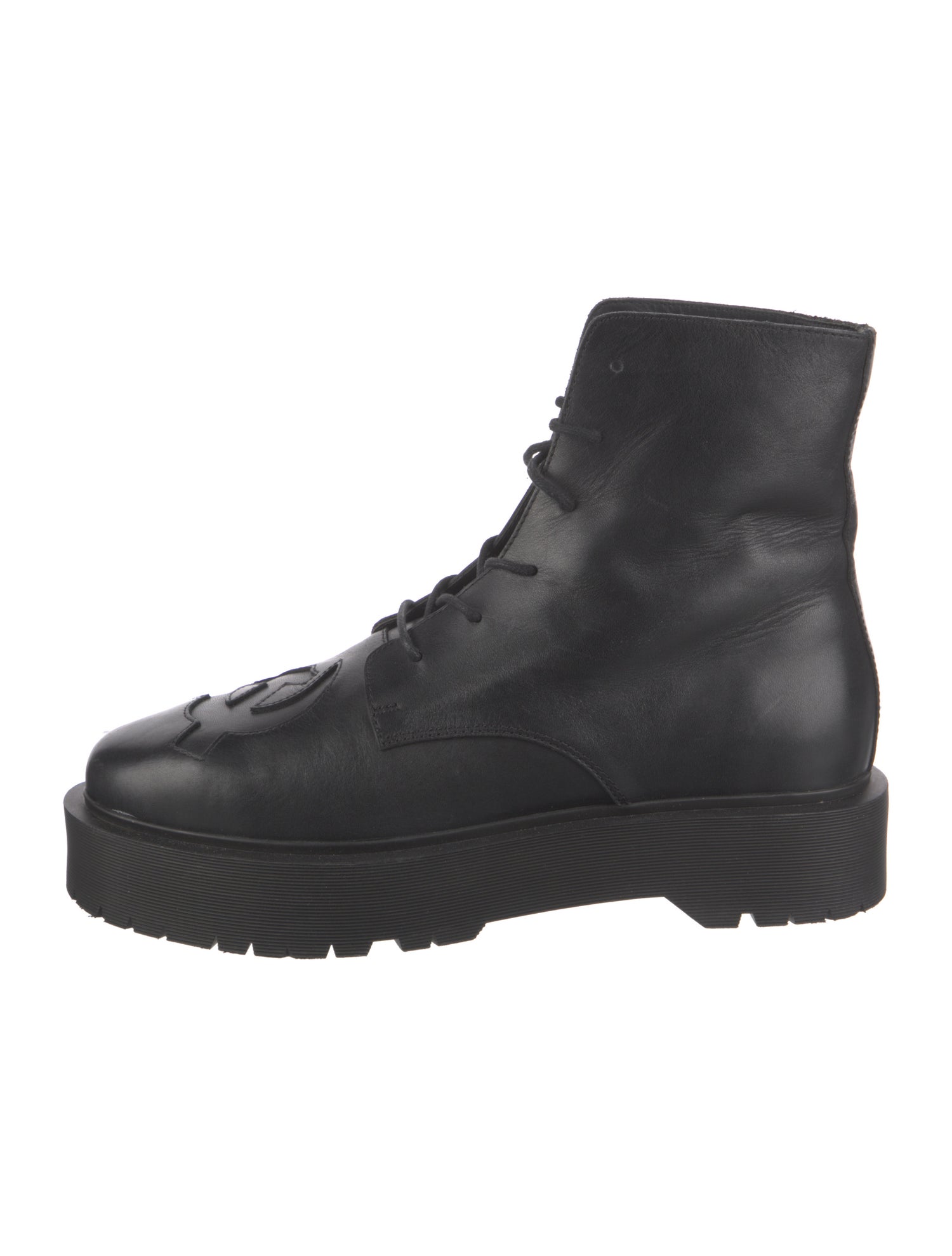 Enfants Riches Déprimés Hammer & Sickle Winona Leather Combat Boots