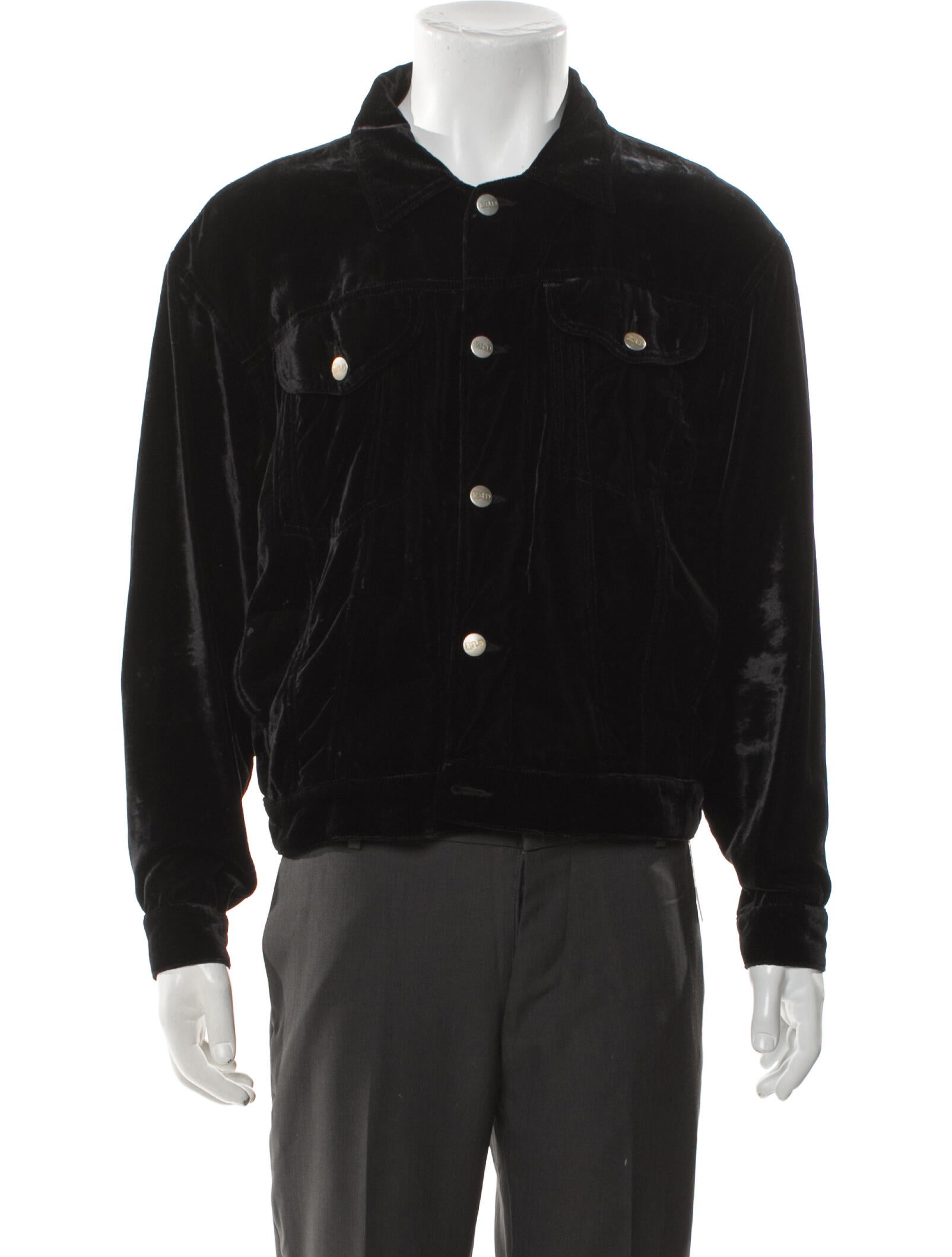 Enfants Riches Déprimés 2017 Velvet Trucker Trucker Jacket