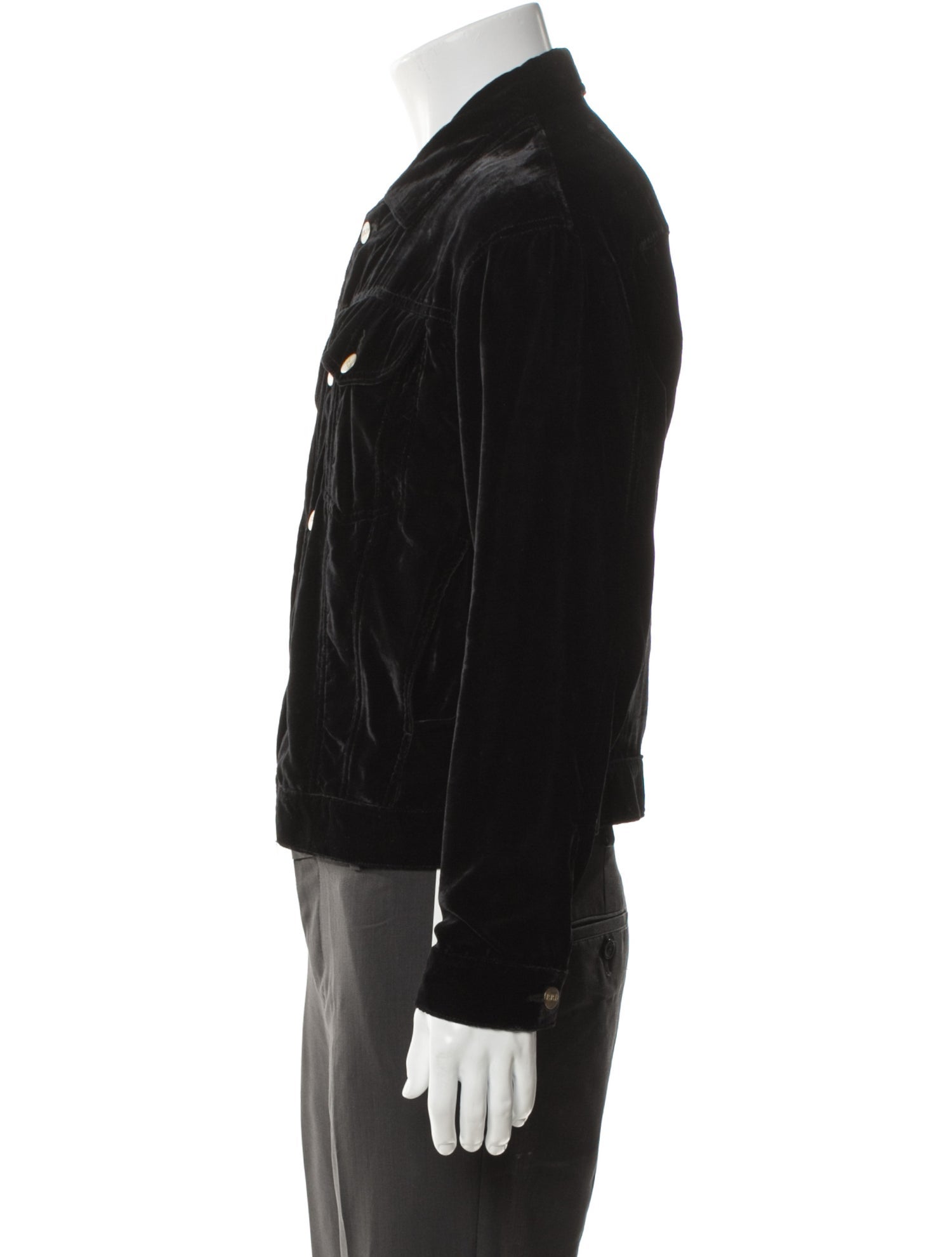 Enfants Riches Déprimés 2017 Velvet Trucker Trucker Jacket