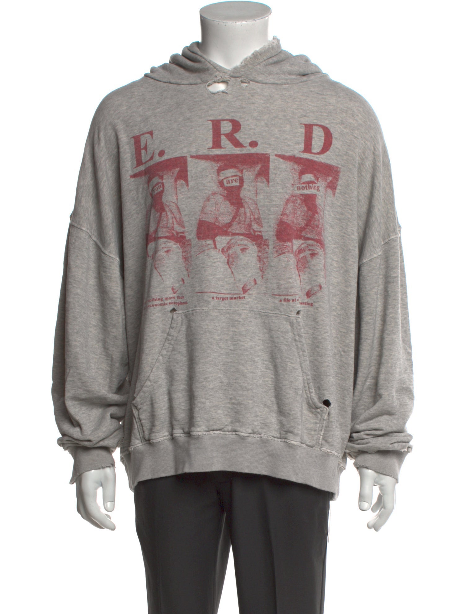 Enfants Riches Déprimés 'You Are Nothing' Graphic Print Hoodie