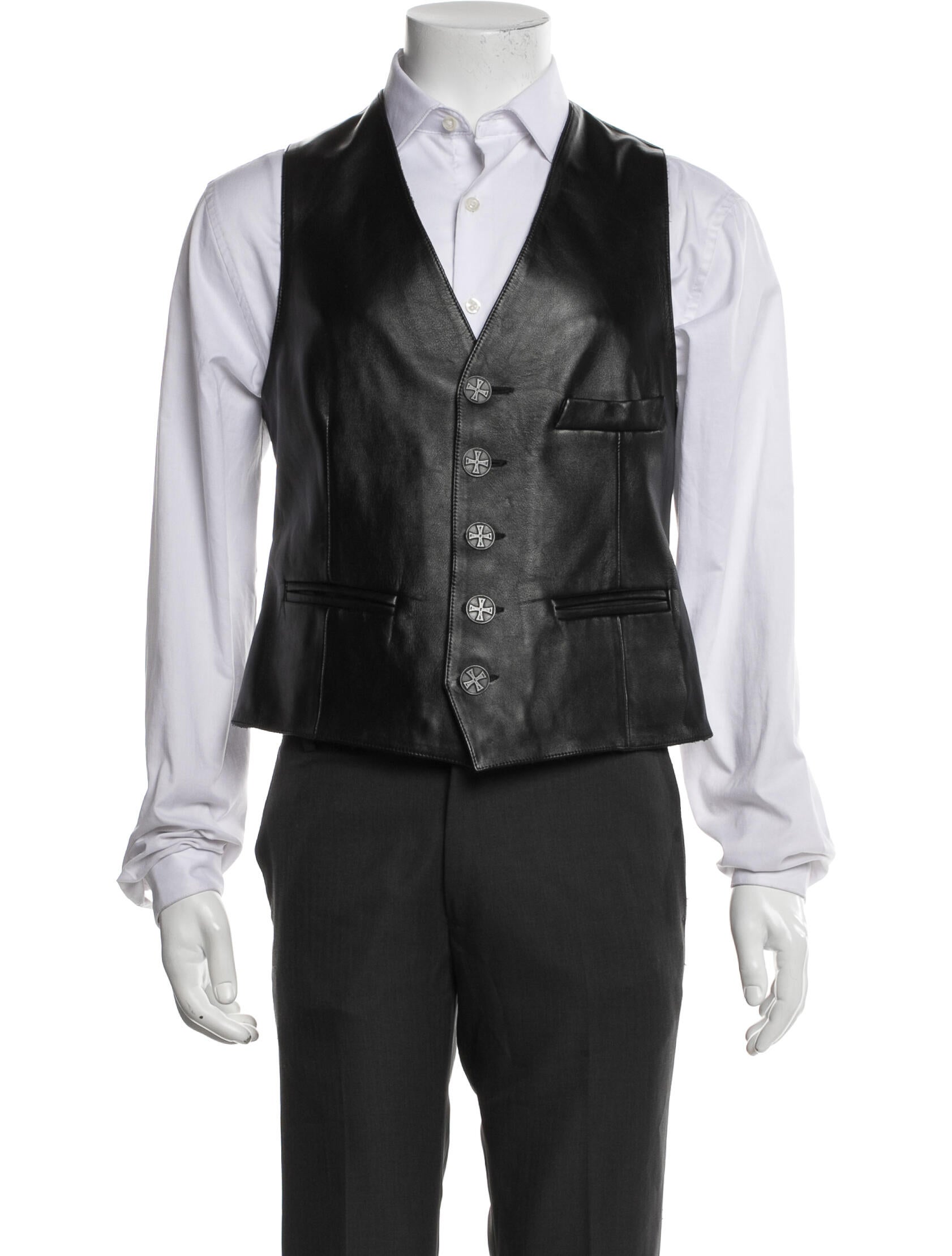 Enfants Riches Déprimés Leather Vest