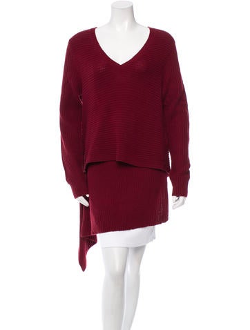Derek Lam Cashmere Asymmetrical Sweater w/ Tags