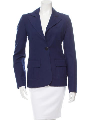 Derek Lam Notch-Lapel Single-Button Jacket