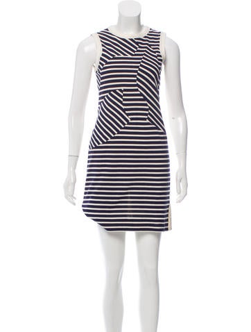Derek Lam Dresses Striped Canvas Dress Us2, It38 | XS
