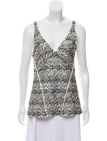 Derek Lam Tops Sleeveless Lace Blouse Us6, It42 | M