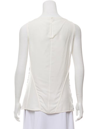 Derek Lam Sleeveless Lace Blouse