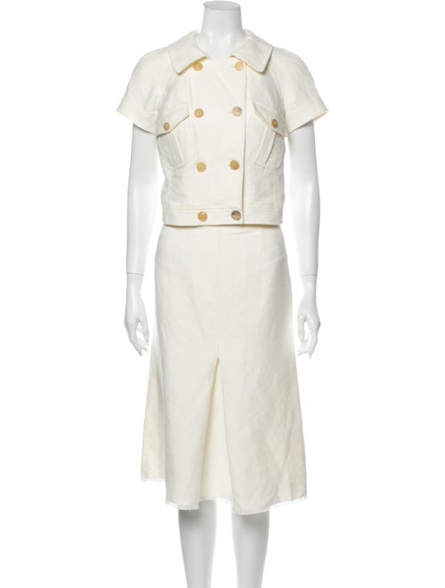 Derek Lam Linen Skirt Suit
