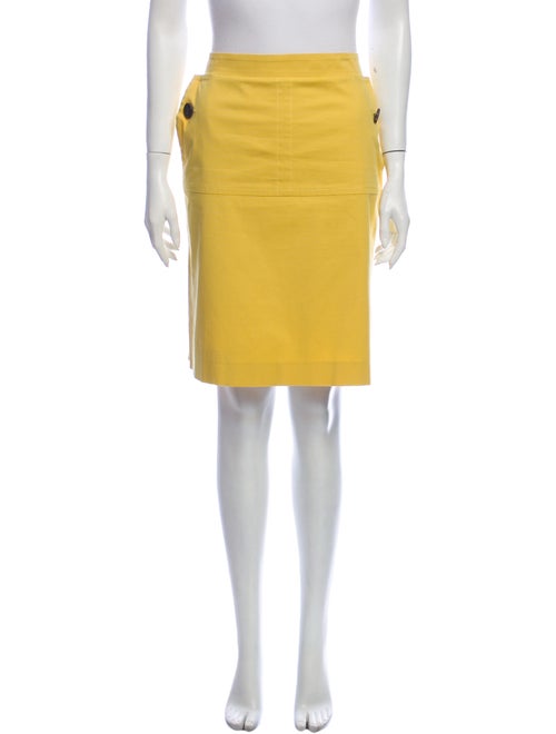 Derek Lam Knee-Length Skirt Yellow
