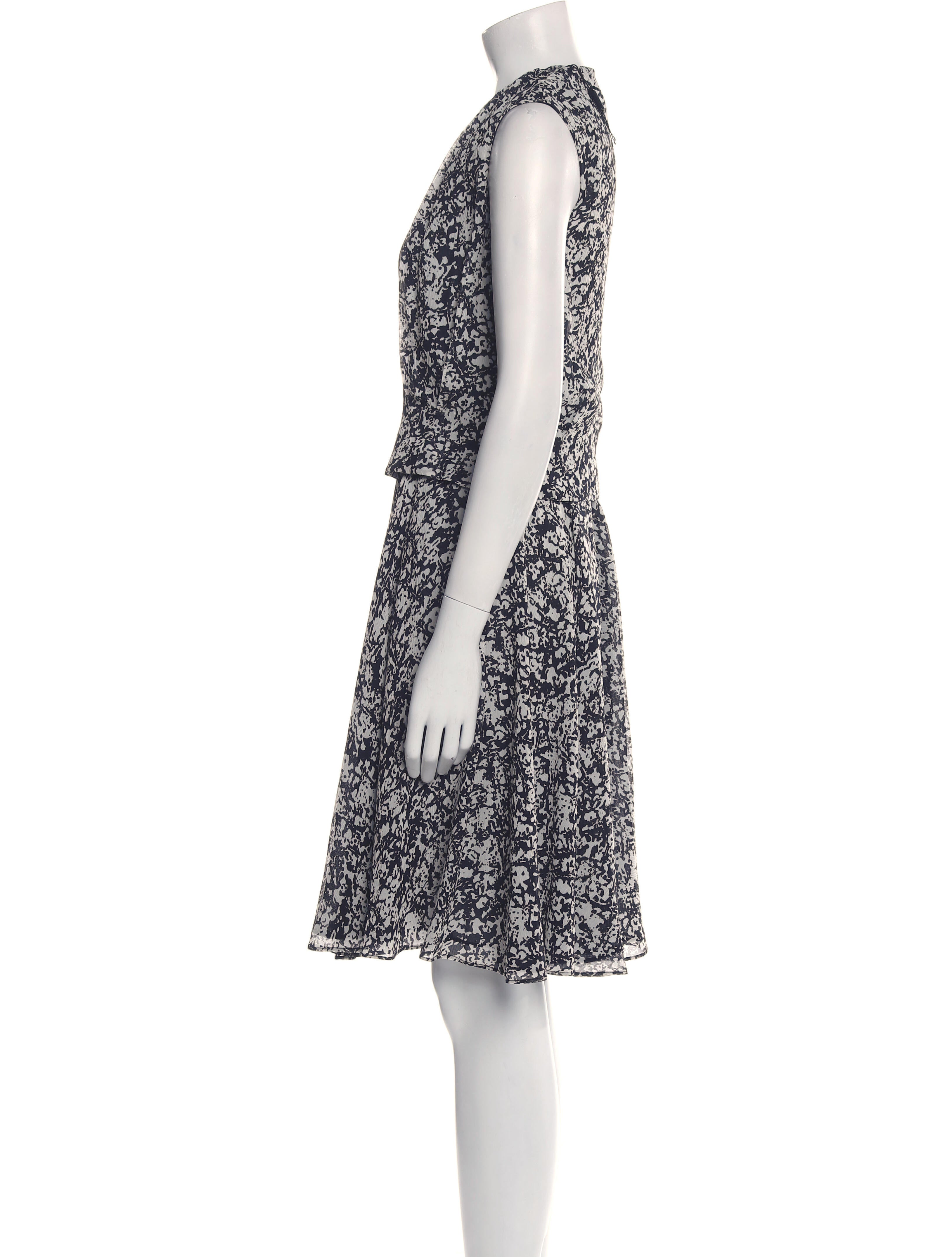 Derek Lam Silk Midi Length Dress