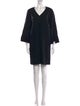 Derek Lam V-Neck Knee-Length Dress