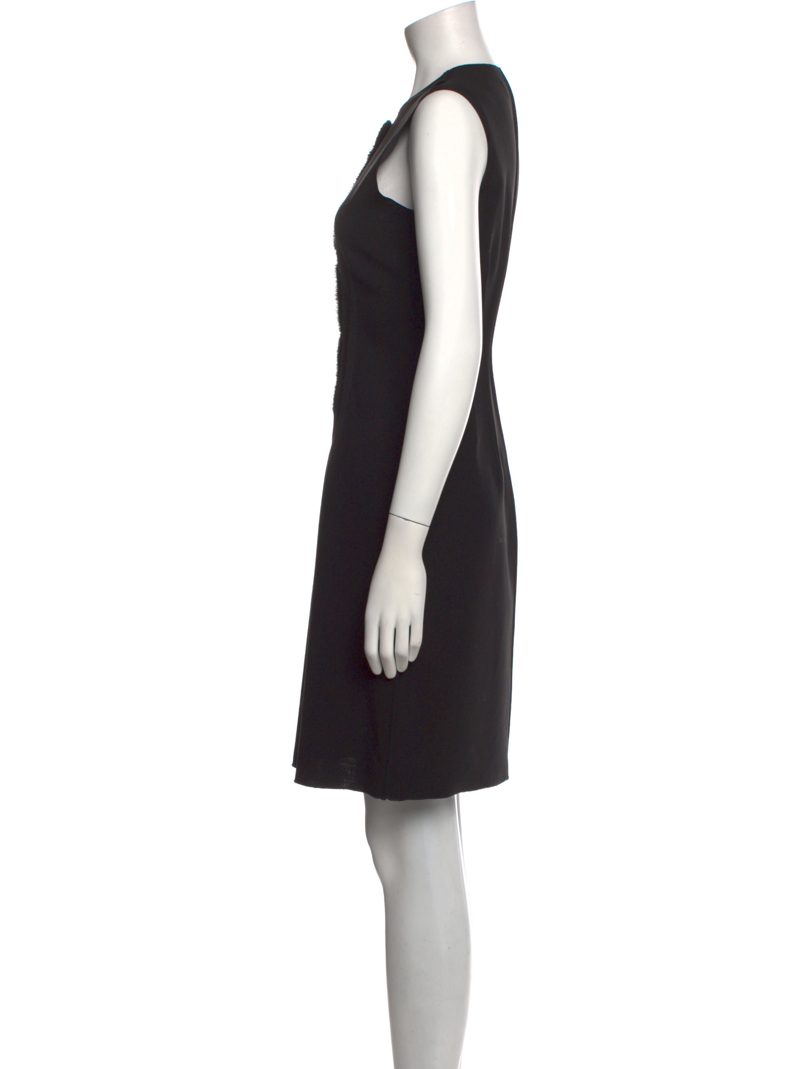 Derek Lam Virgin Wool Knee-Length Dress