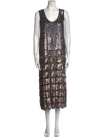 Derek Lam Dresses Scoop Neck Long Dress XS