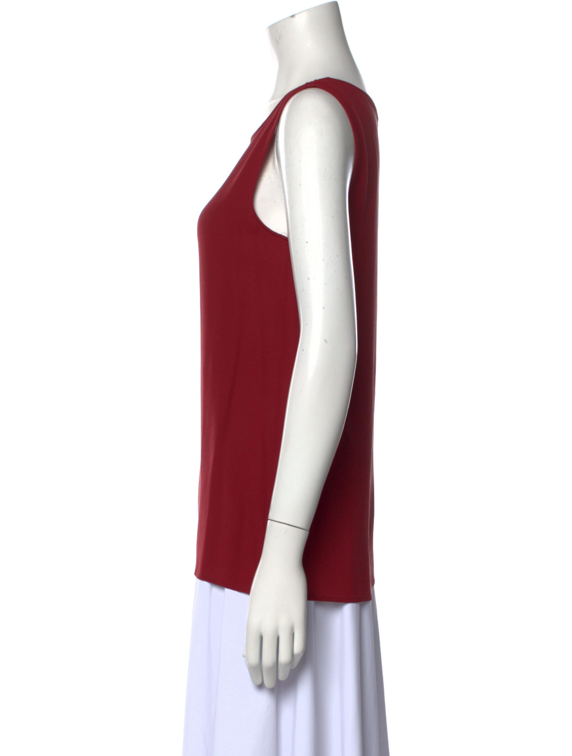Derek Lam Scoop Neck Sleeveless Top