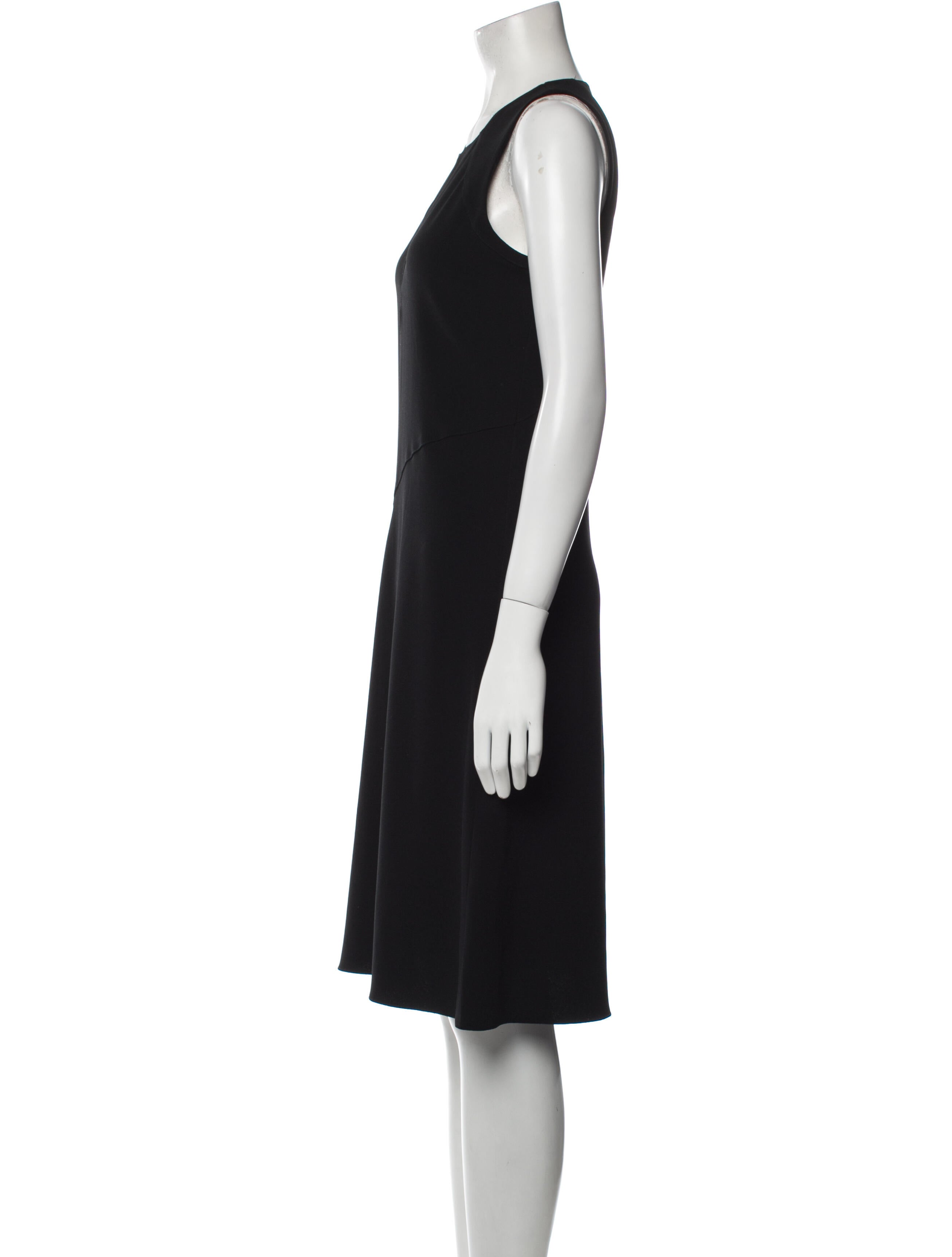 Derek Lam Scoop Neck Midi Length Dress