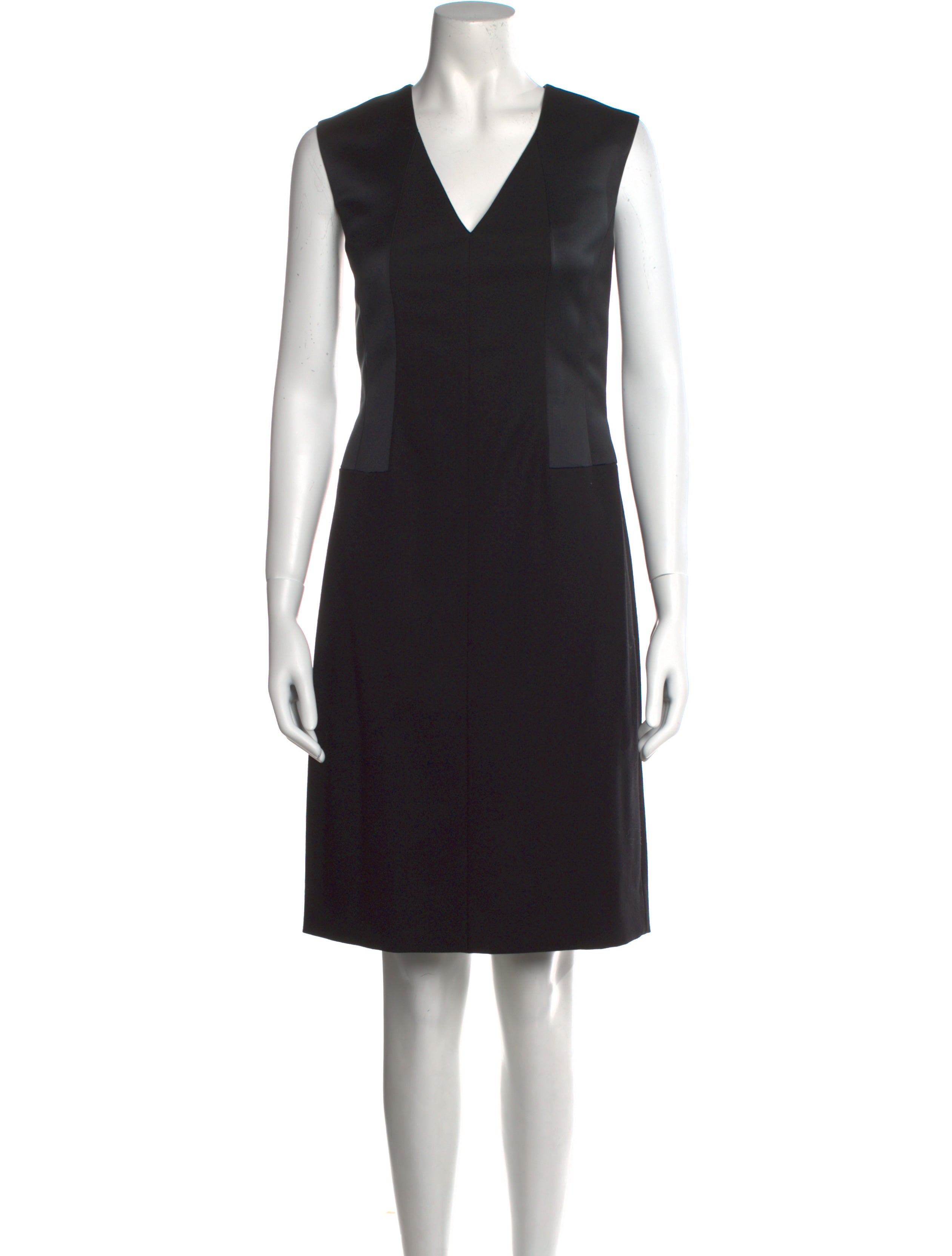 Derek Lam V-Neck Knee-Length Dress