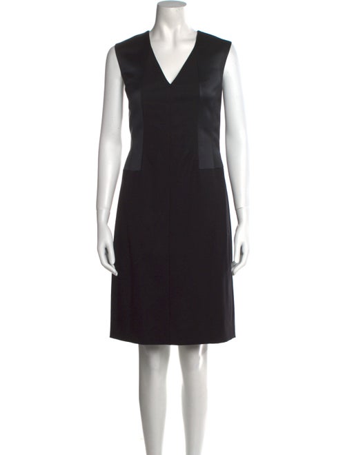 Derek Lam V-Neck Knee-Length Dress