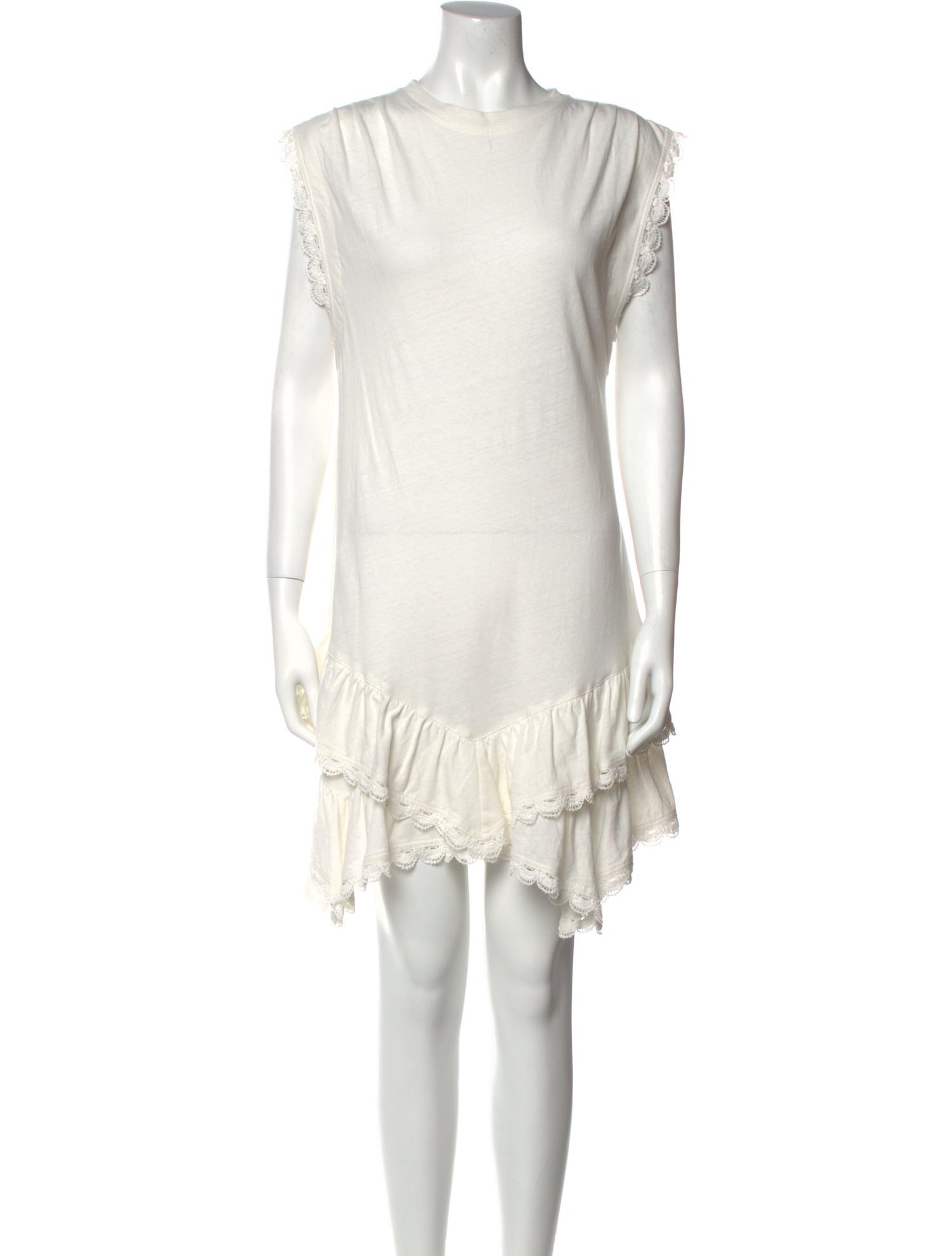 Derek Lam Bateau Neckline Mini Dress