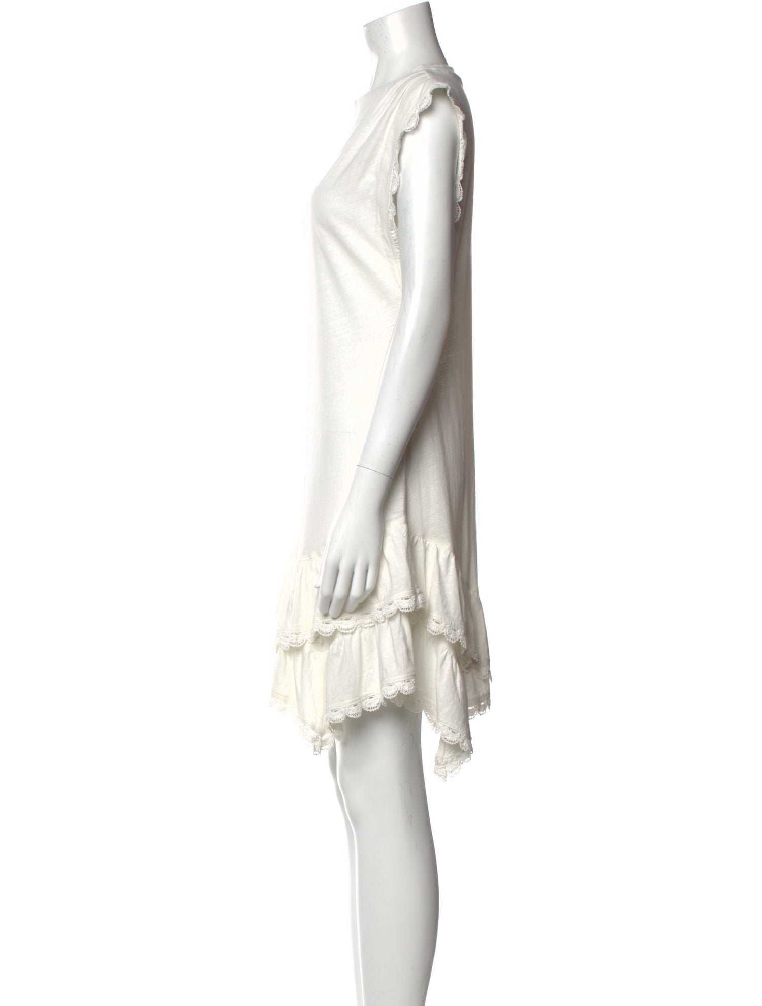 Derek Lam Bateau Neckline Mini Dress