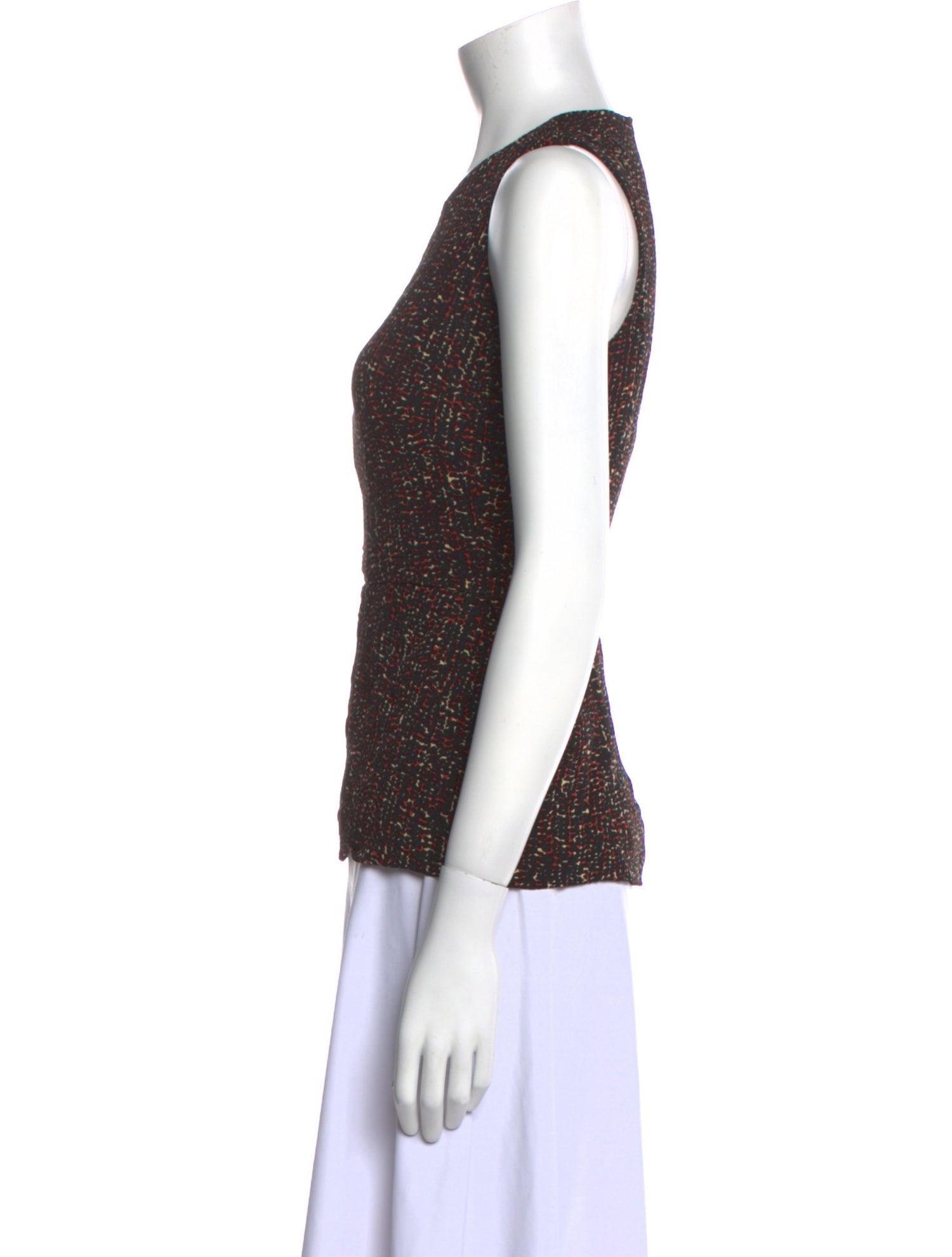 Derek Lam Crew Neck Sleeveless Top