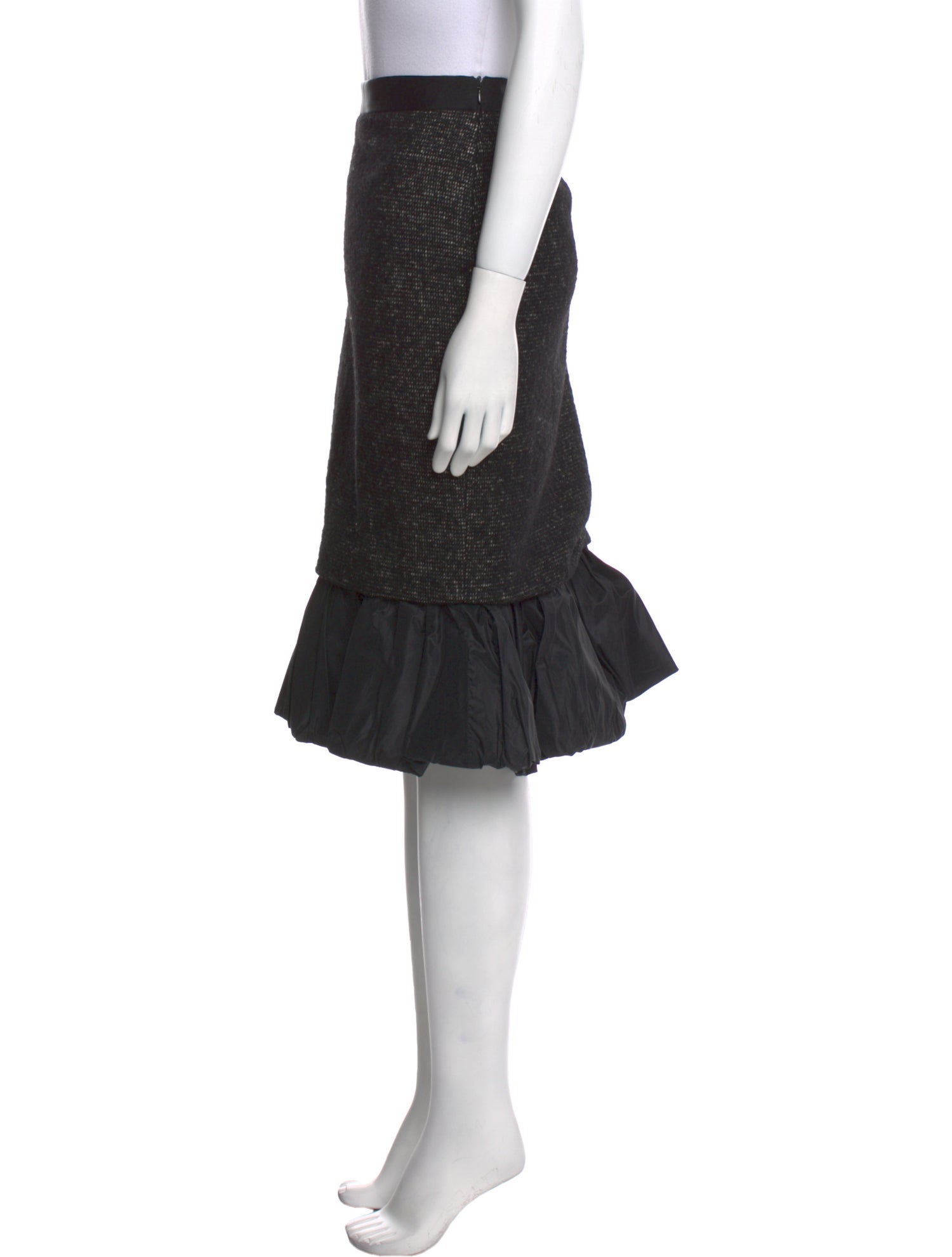 Derek Lam Virgin Wool Knee-Length Skirt