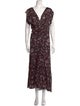 Derek Lam Floral Print Long Dress