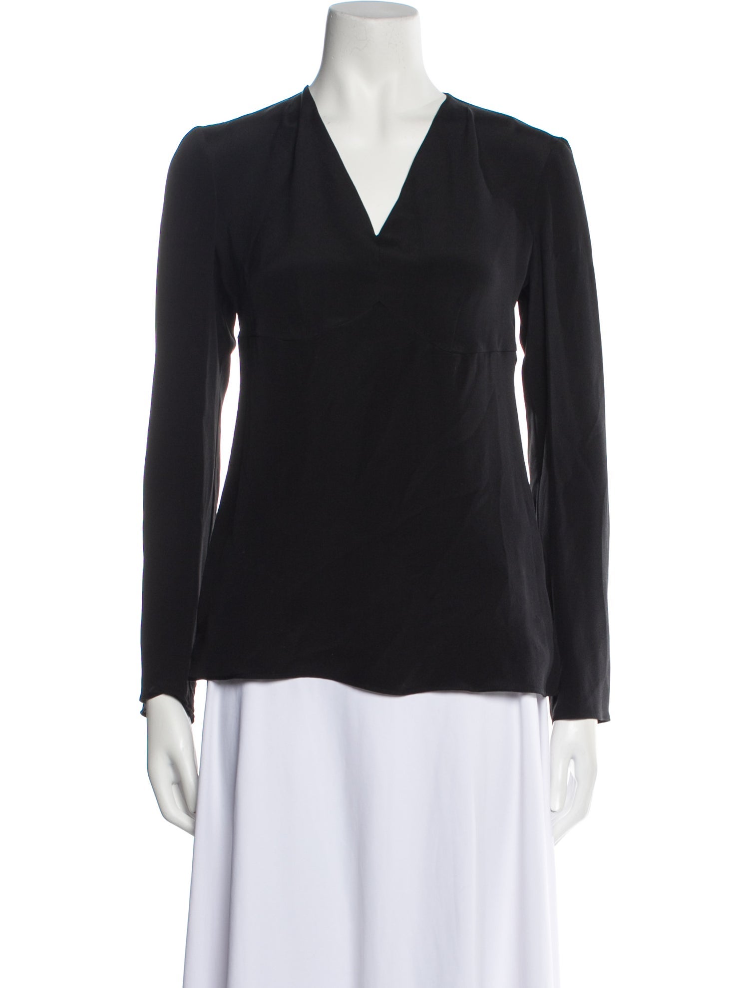 Derek Lam Silk V-Neck Blouse