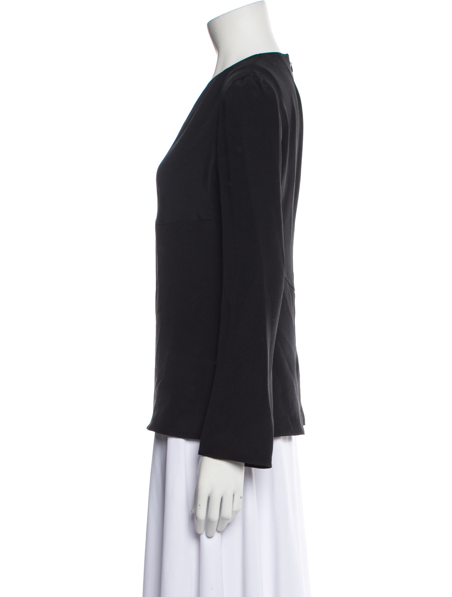 Derek Lam Silk V-Neck Blouse