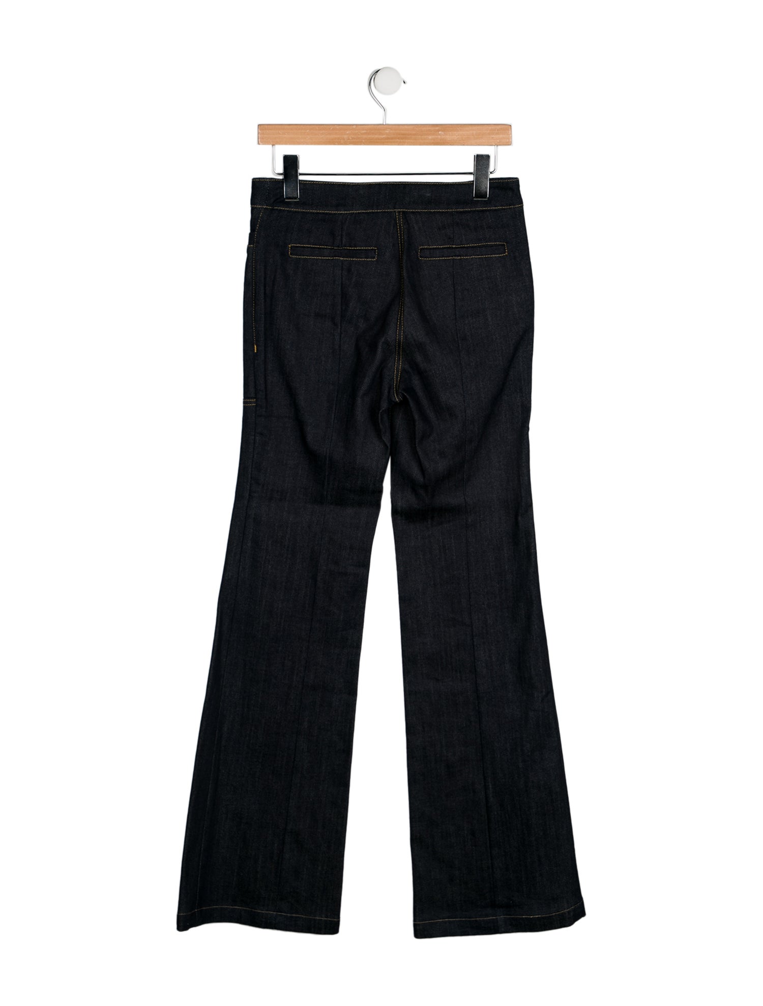 Derek Lam Mid-Rise Wide Leg Jeans