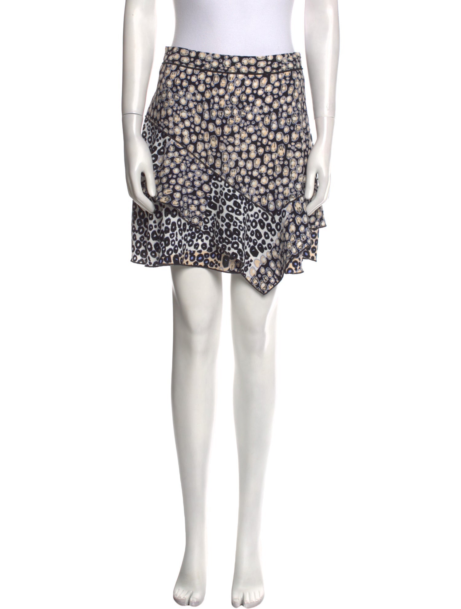 Derek Lam Printed Mini Skirt