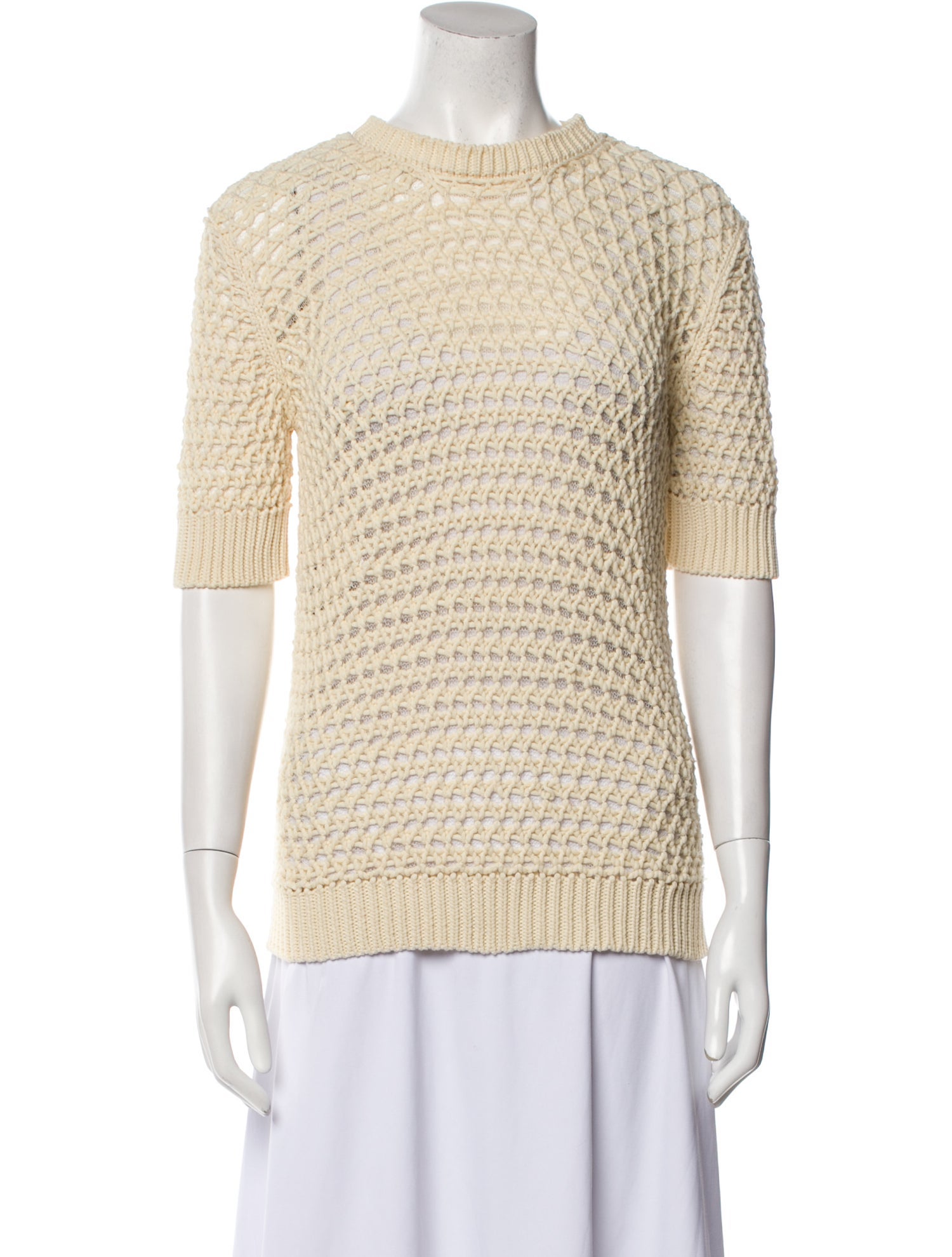 Derek Lam Crew Neck Short Sleeve Top