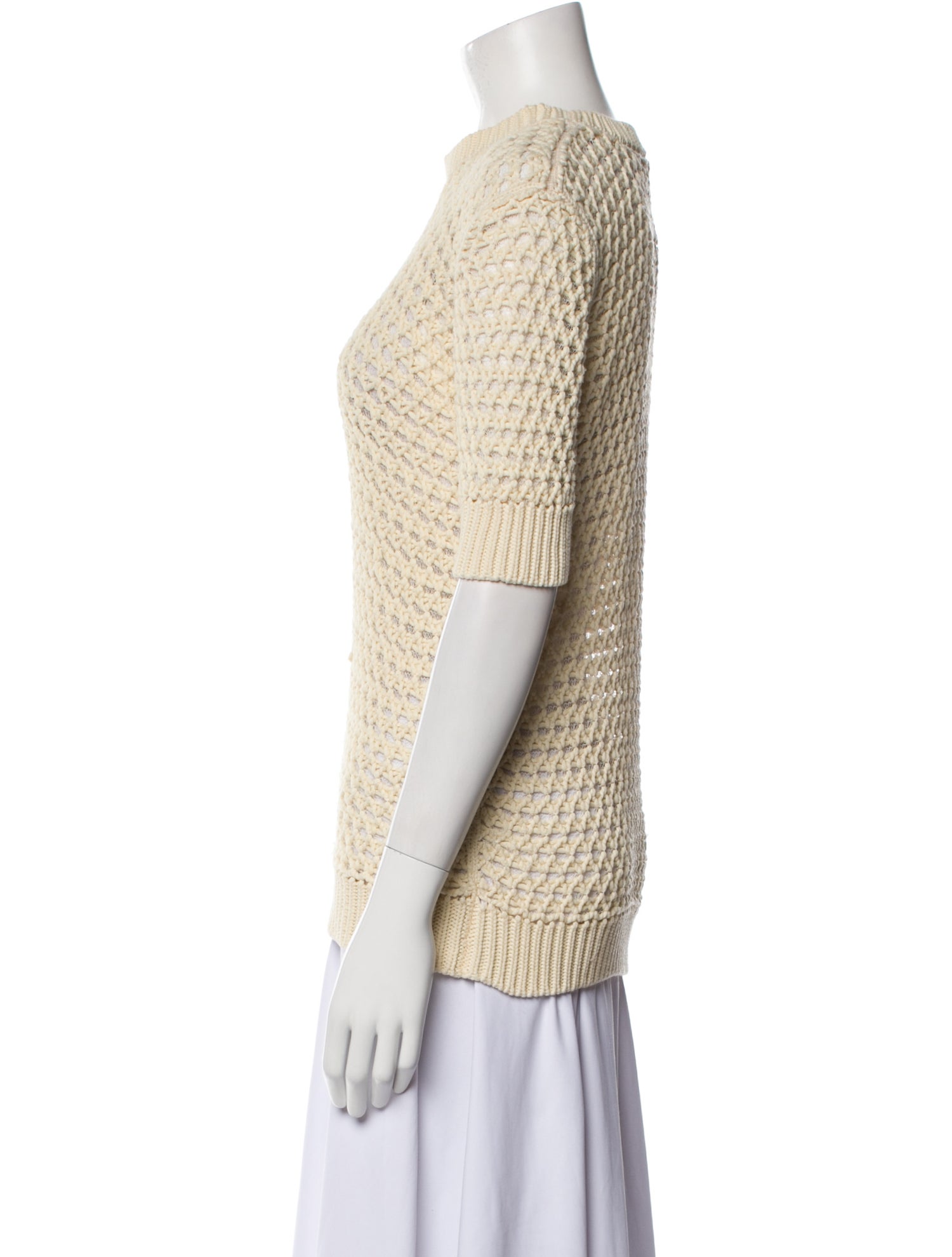 Derek Lam Crew Neck Short Sleeve Top