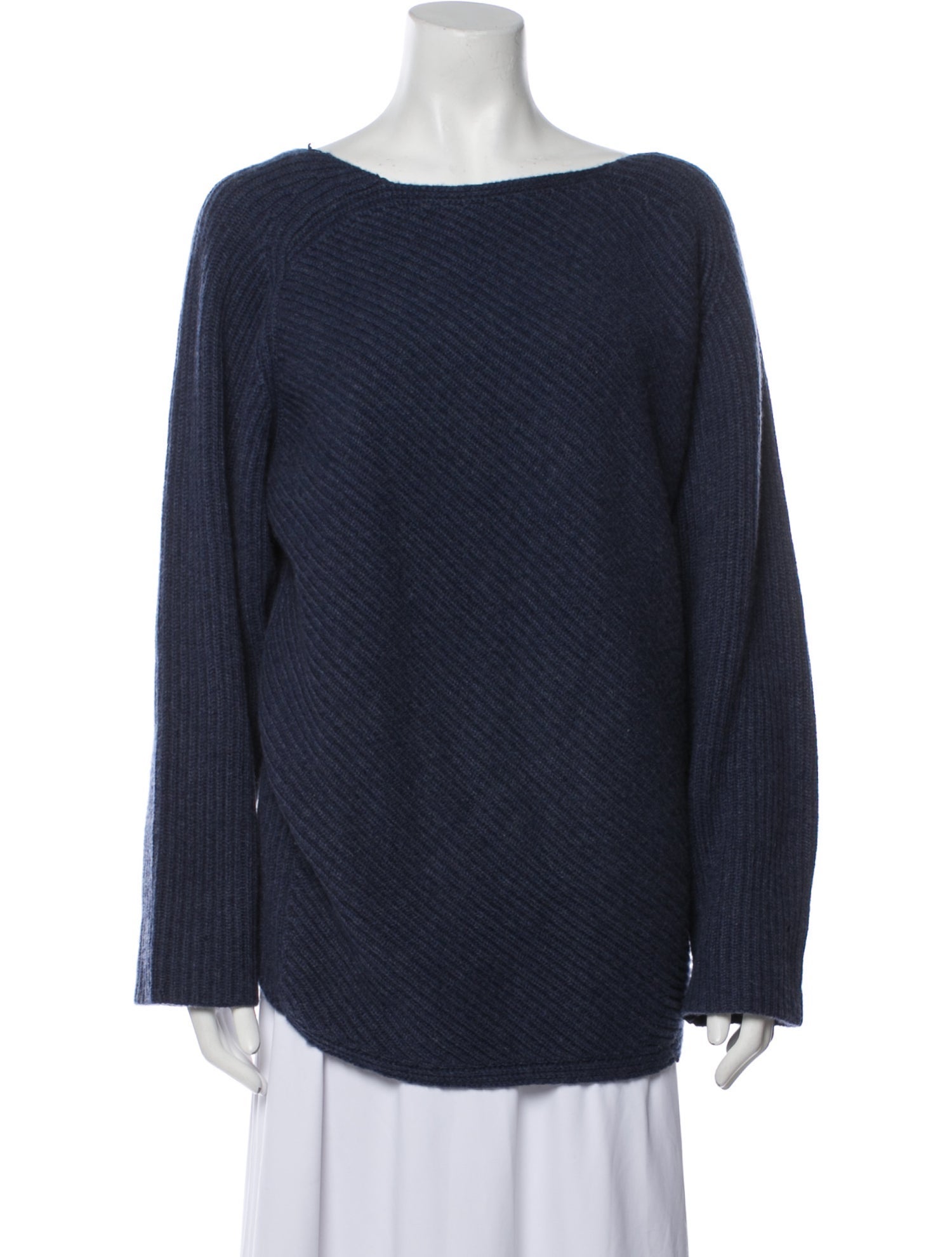 Derek Lam Cashmere Bateau Neckline Sweater