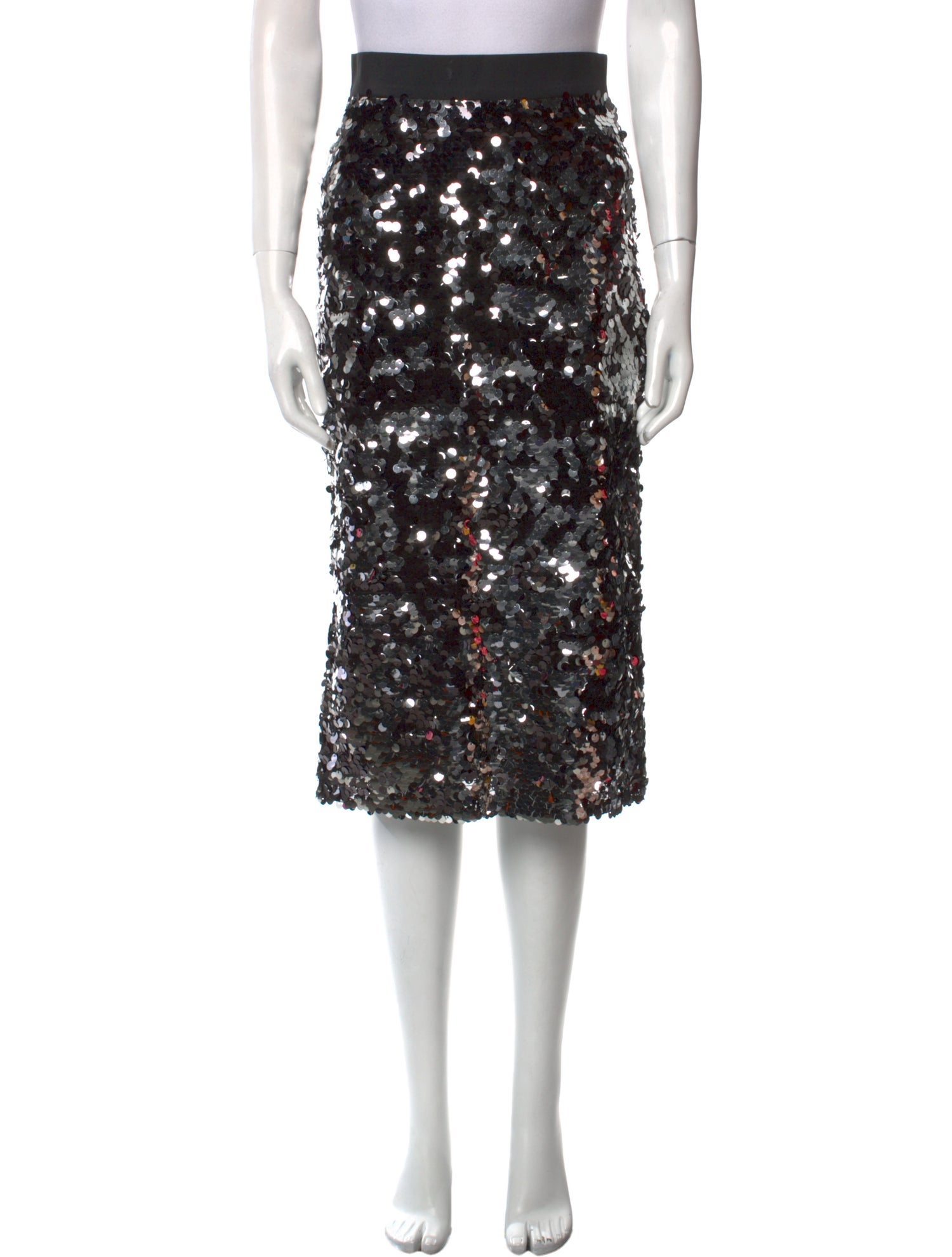 Derek Lam 10 Crosby Sequin Embellishments Knee-Length Skirt
