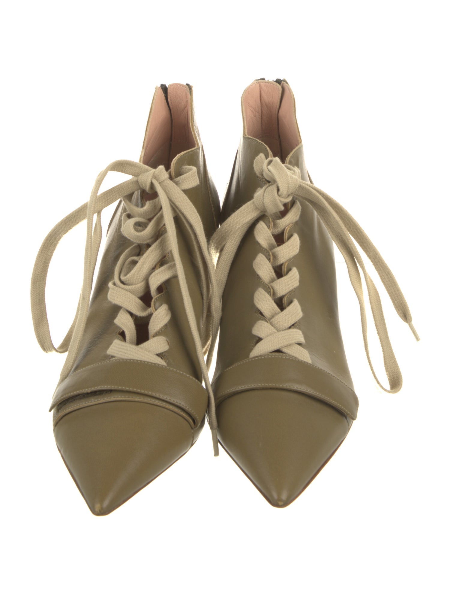 Derek Lam Leather Lace-Up Boots