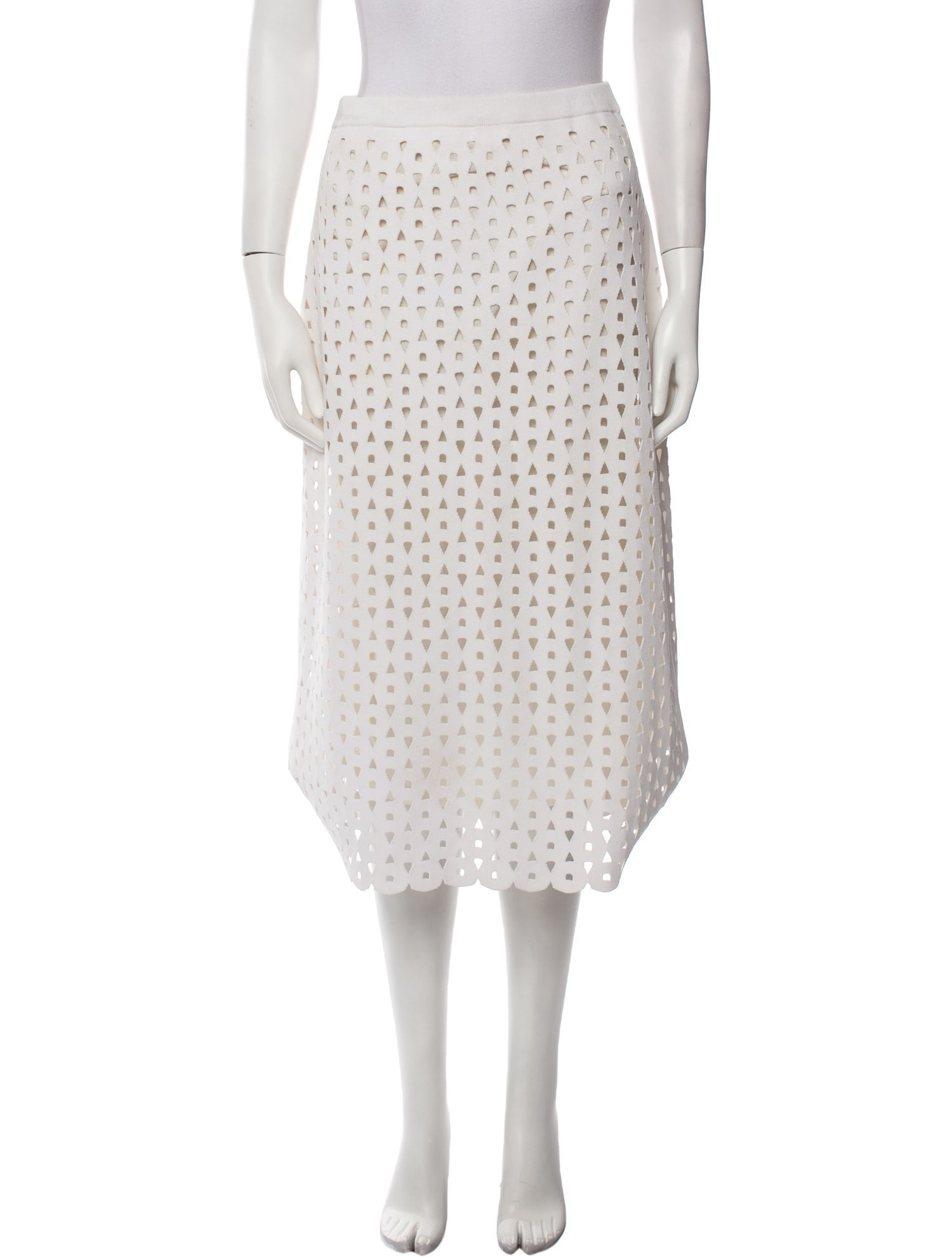 Derek Lam Wool Midi Length Skirt