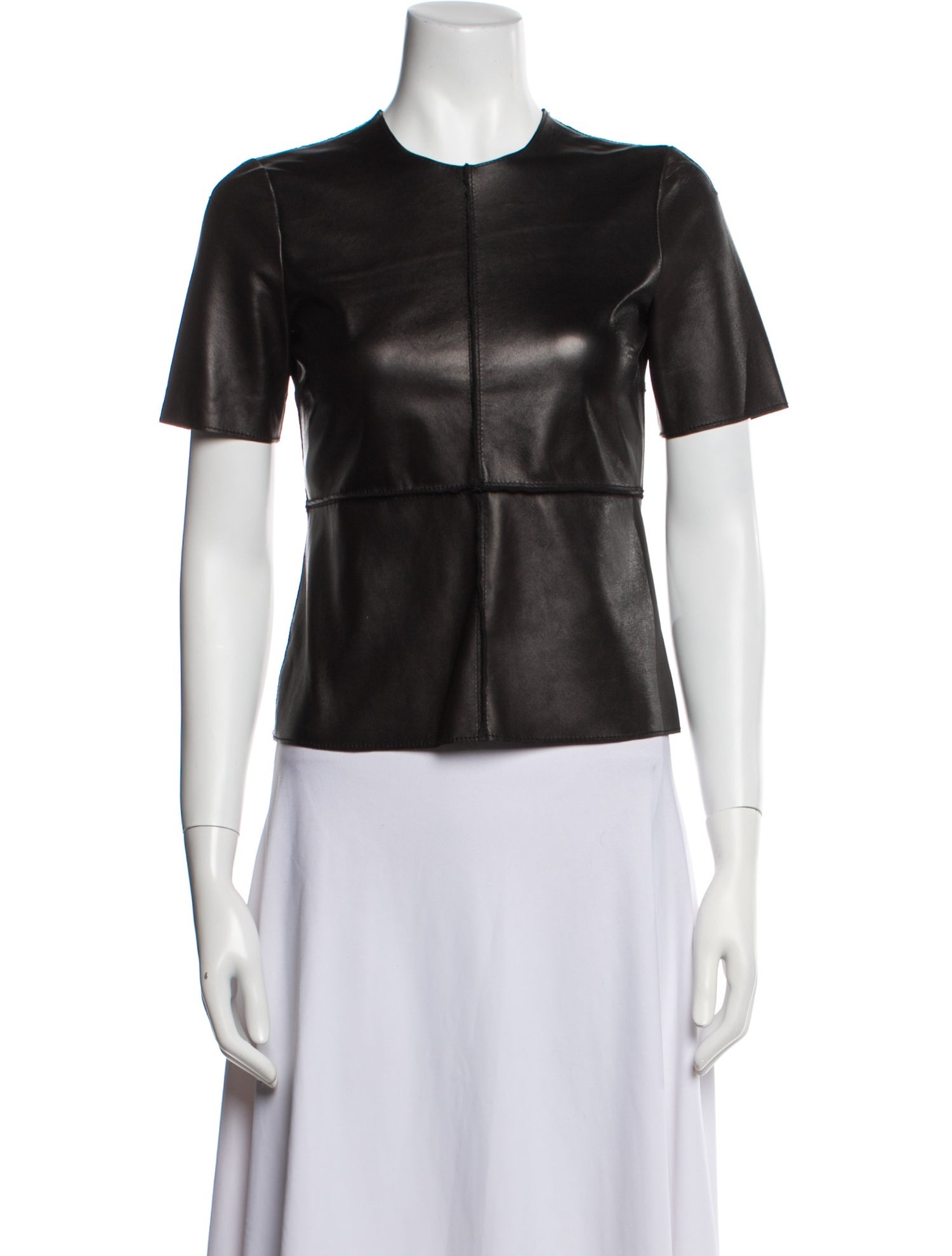 Lambskin Crew-Neck Jacket main image 0