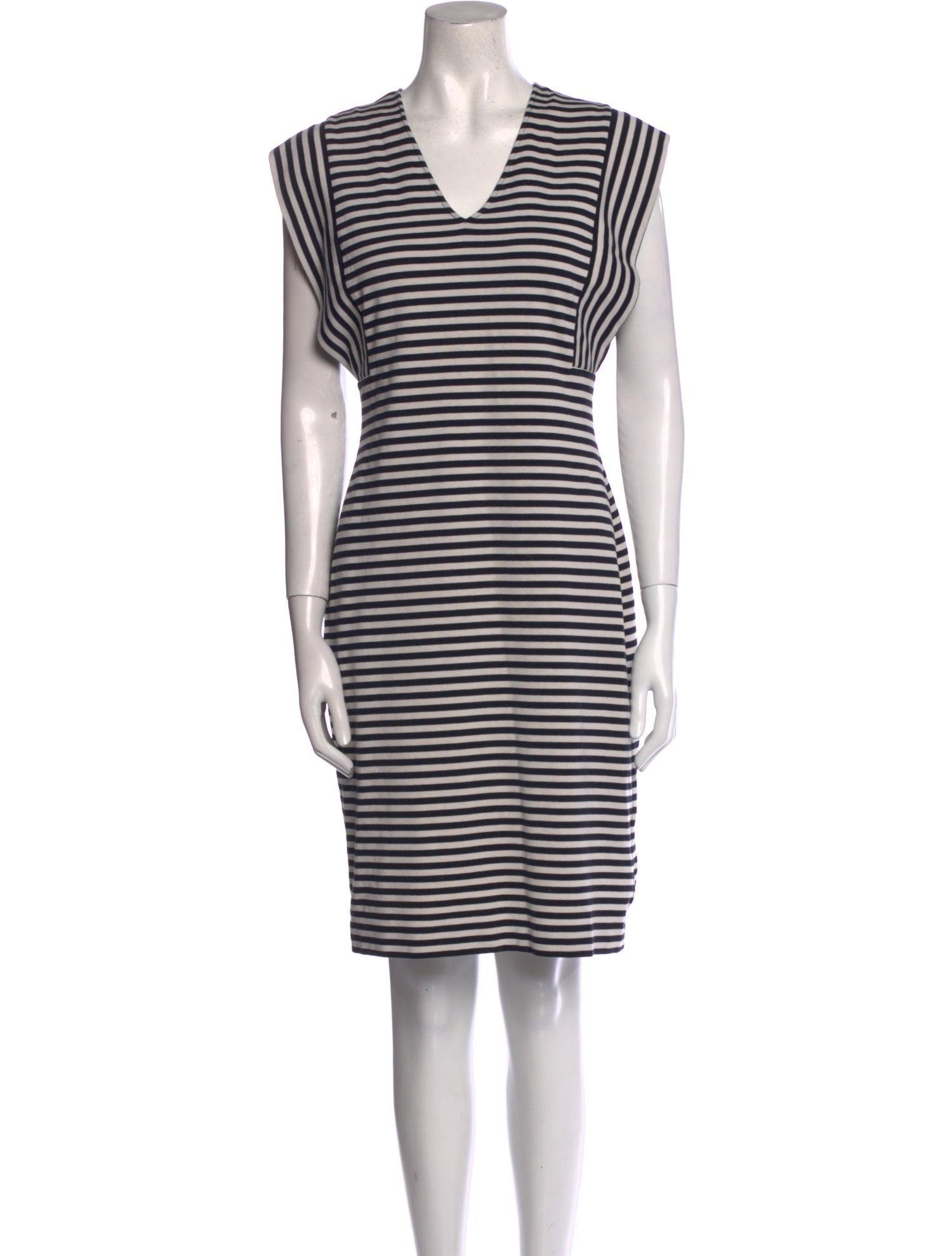 Derek Lam Striped Knee-Length Dress